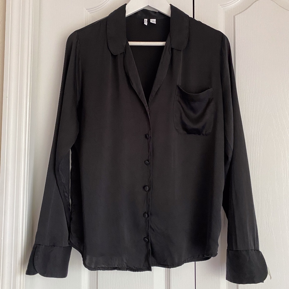 Nordstrom Silk Pajama Top